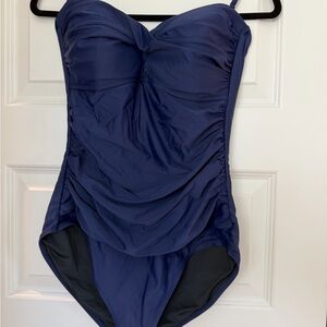 RELLECIGA Navy One Piece Swimsuit